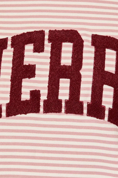 "MERRY" MOCK NECK