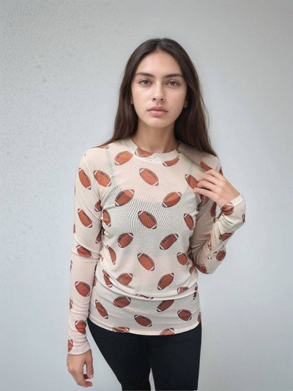 Football Mesh Top