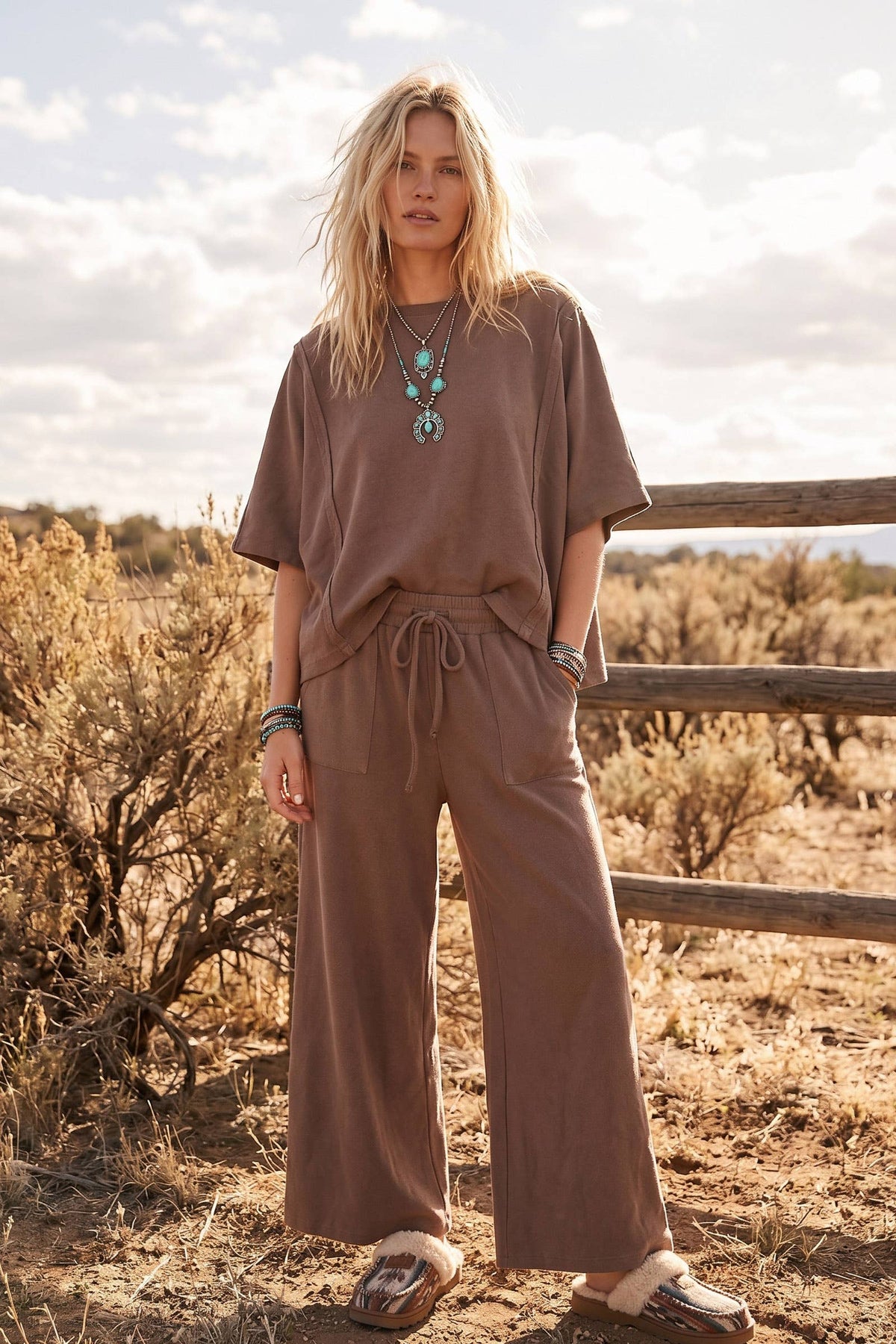 Boxy Top & Wide Pant Set