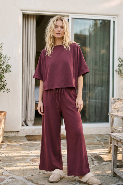 Boxy Top & Wide Pant Set