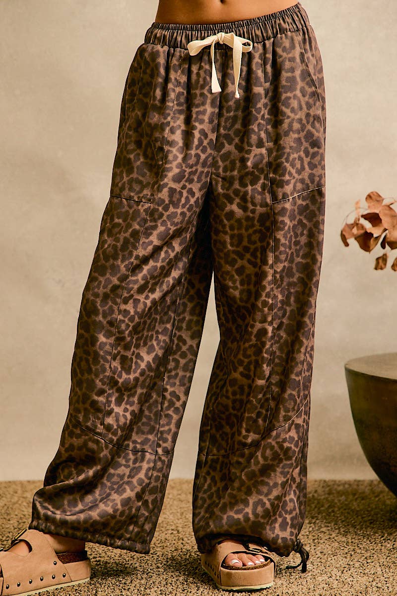 LEOPARD BALLOON PANTS