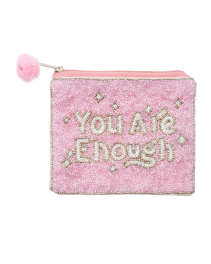 "You Are Enough" Coin Pouch for Valentine's Day and other Sp