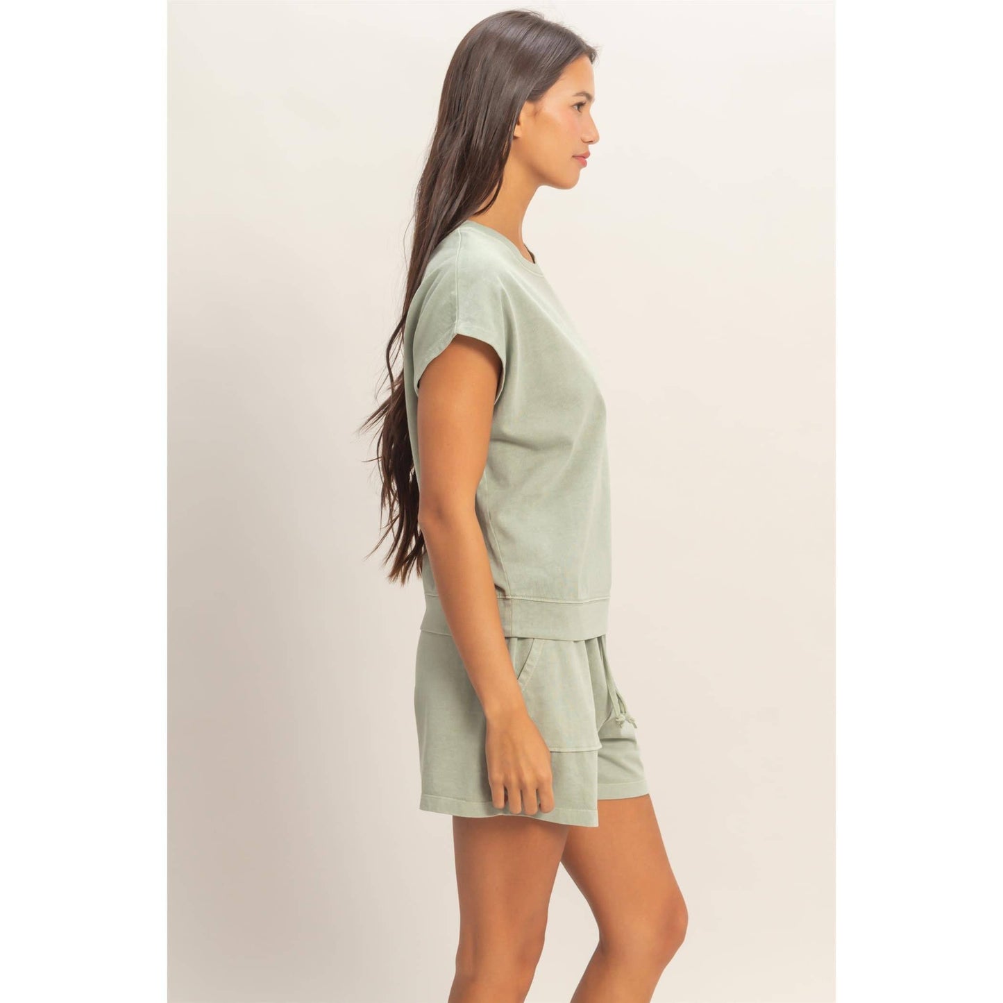 Sleeveless Shorts Set