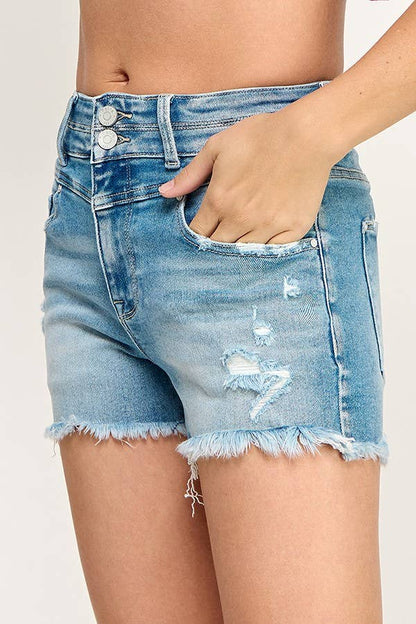 Petra HIGH RISE YOKE SHORTS