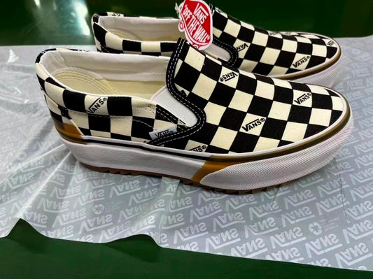 Platforms Checkered Vans
