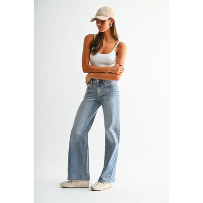 MID-RISE WIDE LEG