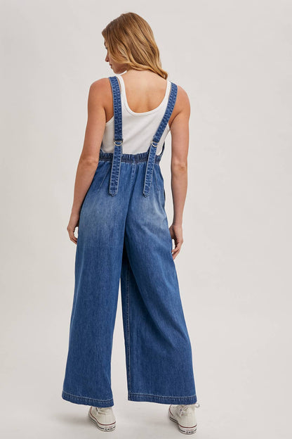 DENIM OVERALL JUMPSUIT