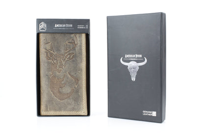 Men’s Rodeo Wallet with Deer Emboss ABMWVT 07