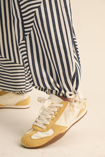 Striped Parachute Pants