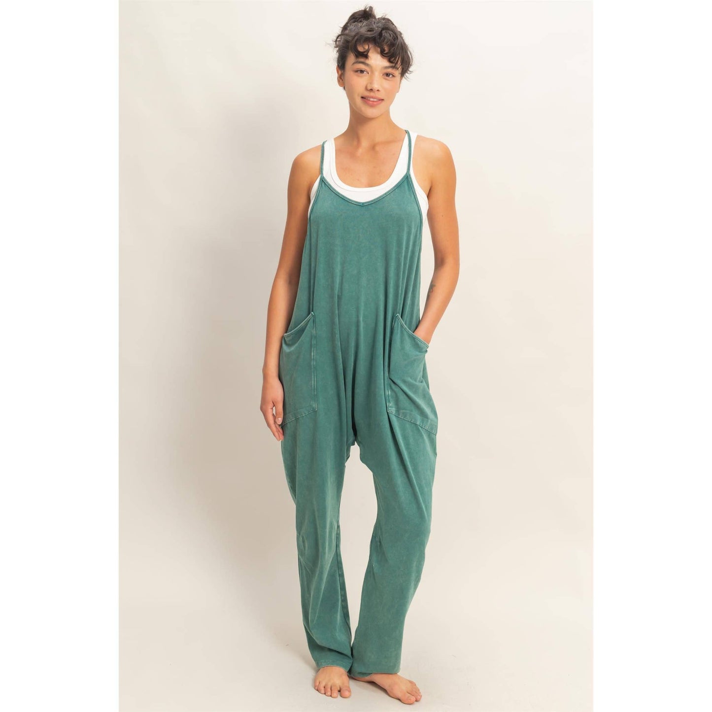 Mineral Wash Jumpsuit