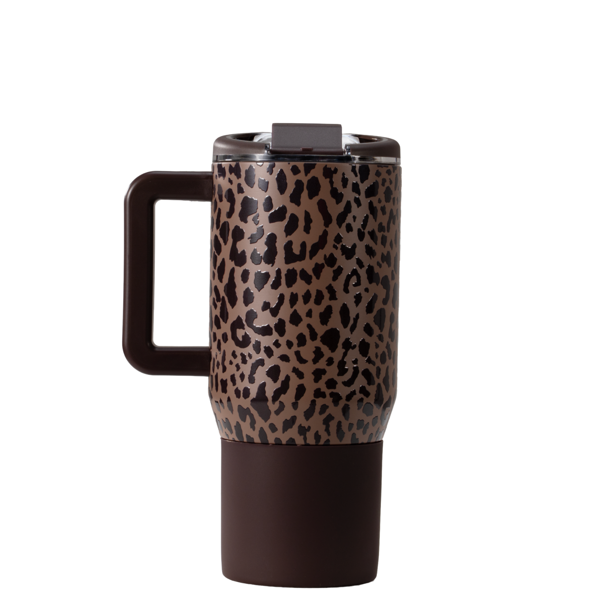 Brown Leopard HydroJug 20 oz Traveler Coffee Mug