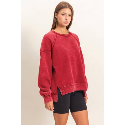 Raw Edge Sweatshirt