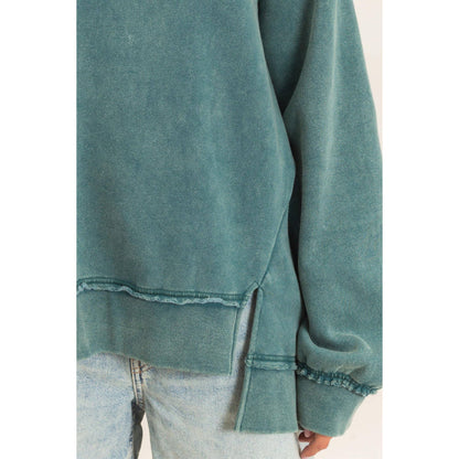 Raw Edge Sweatshirt