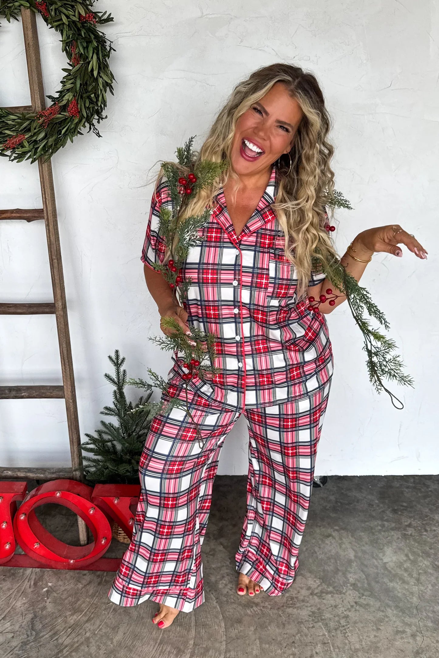CHRISTMAS LUXE PJ SETS