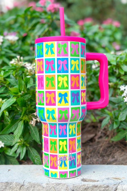 Colorful Bow Tumbler