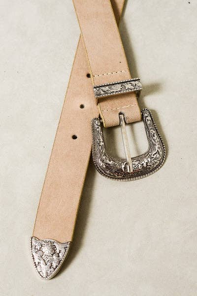 CLASSIC WESTERN DESIGNED BUCKLE BELT  | 40BT601