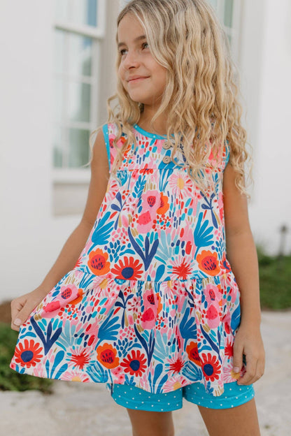 Girls Wild Floral Spring Set