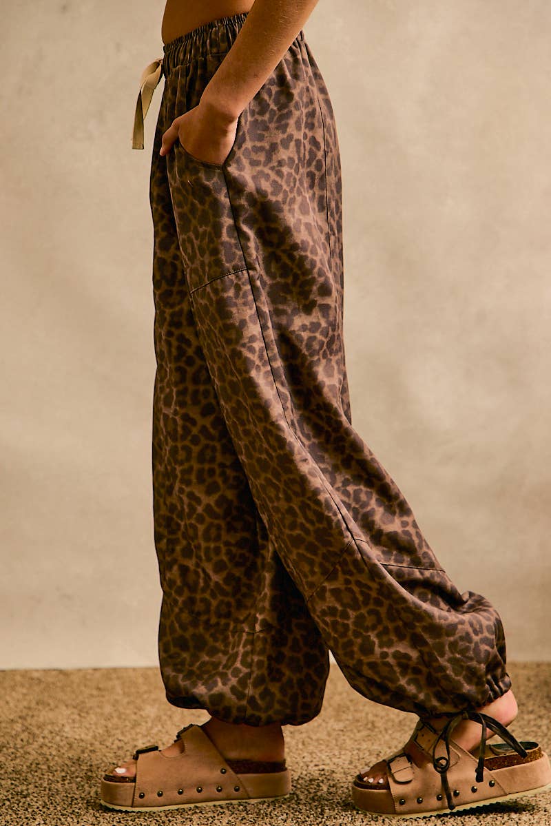 LEOPARD BALLOON PANTS