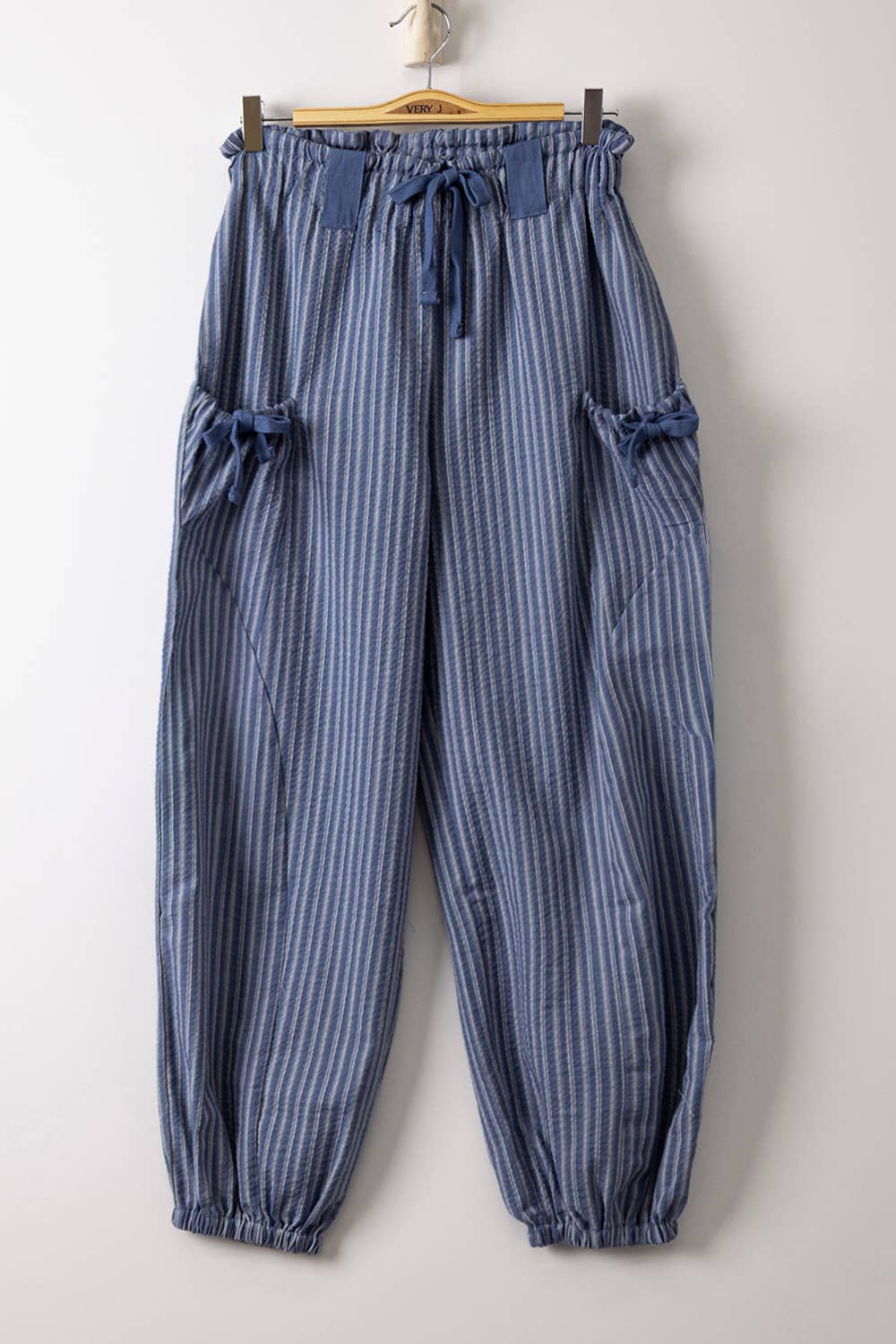 Bow Stripe Woven Pants