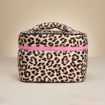 Leopard Pattern Print Pouch Bag / Organizer