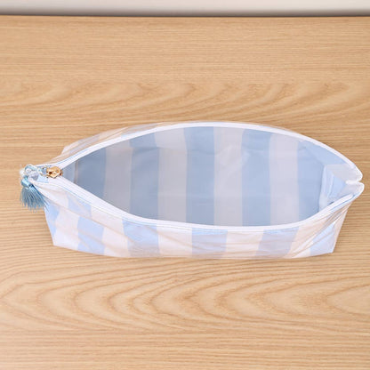 Waterproof Cosmetic Case PVC Make up Bag Fun Stripes