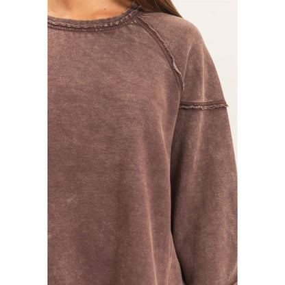 Raw Edge Sweatshirt