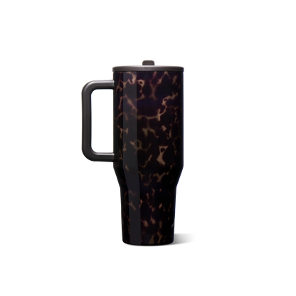 Mocha Tortoise HydroJug 32oz Traveler Tumbler