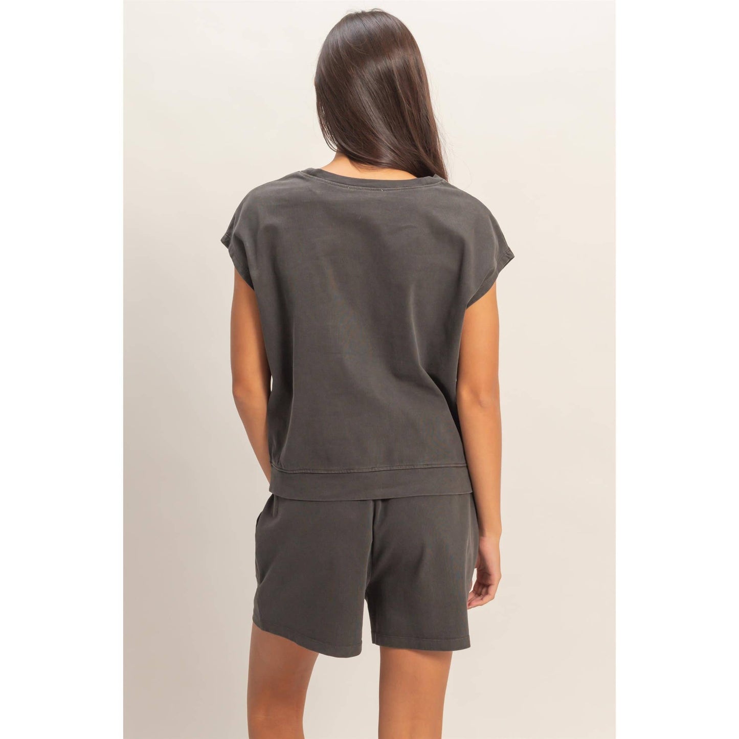 Sleeveless Shorts Set