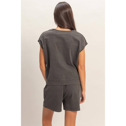 Sleeveless Shorts Set