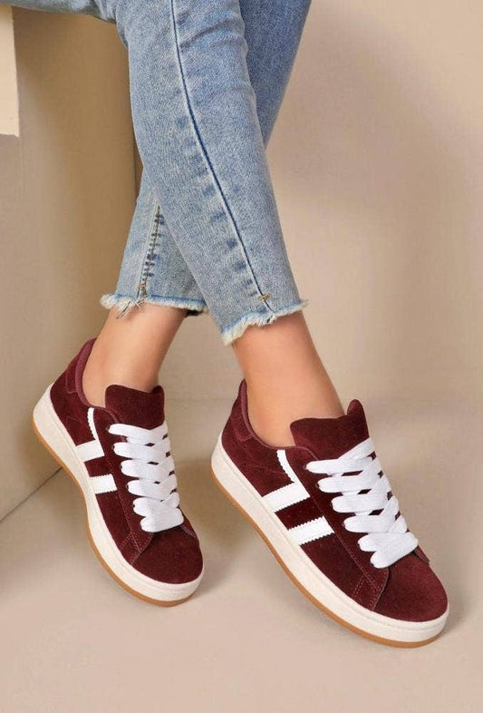 Maroon Sneakers