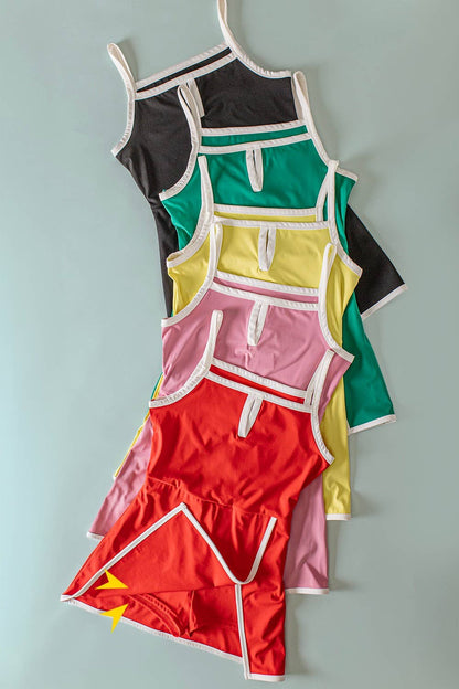 Front Slit Activewear Dress