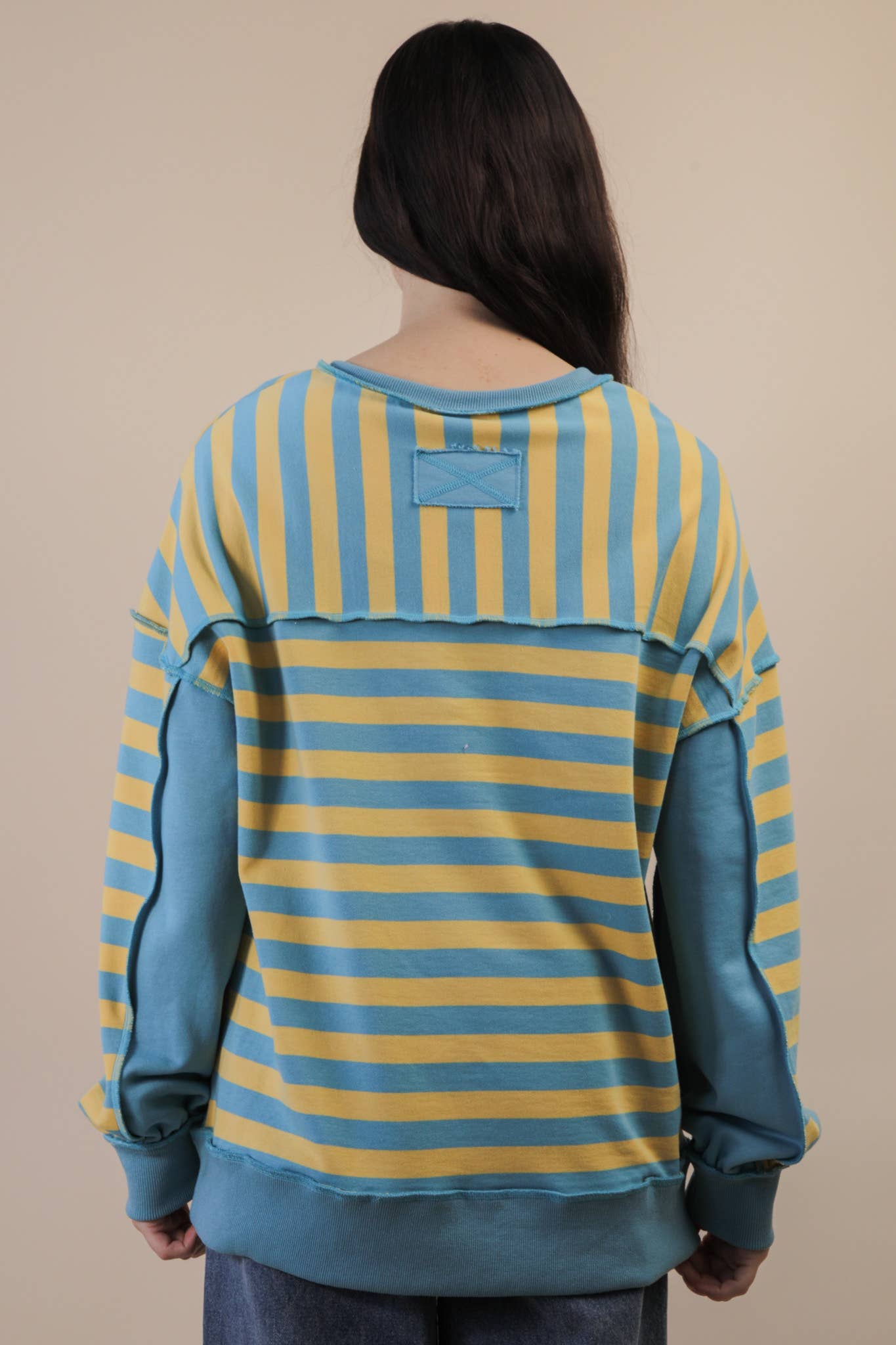 Oversized Striped Top
