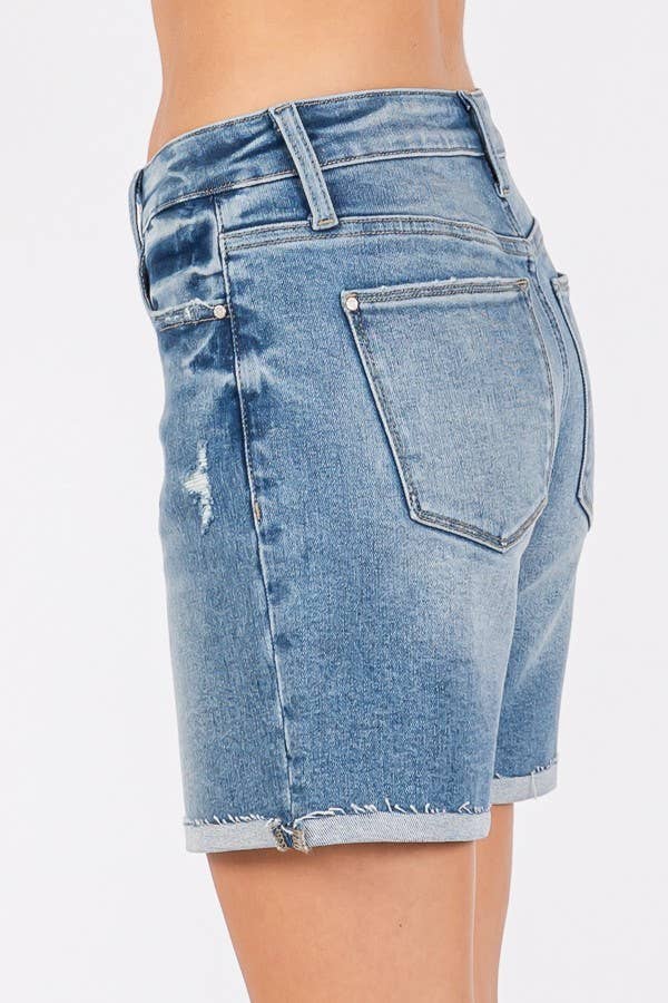 Petra Midi Jean Shorts