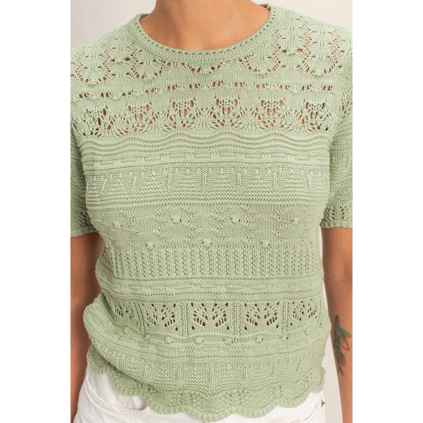 Textured Knit Top