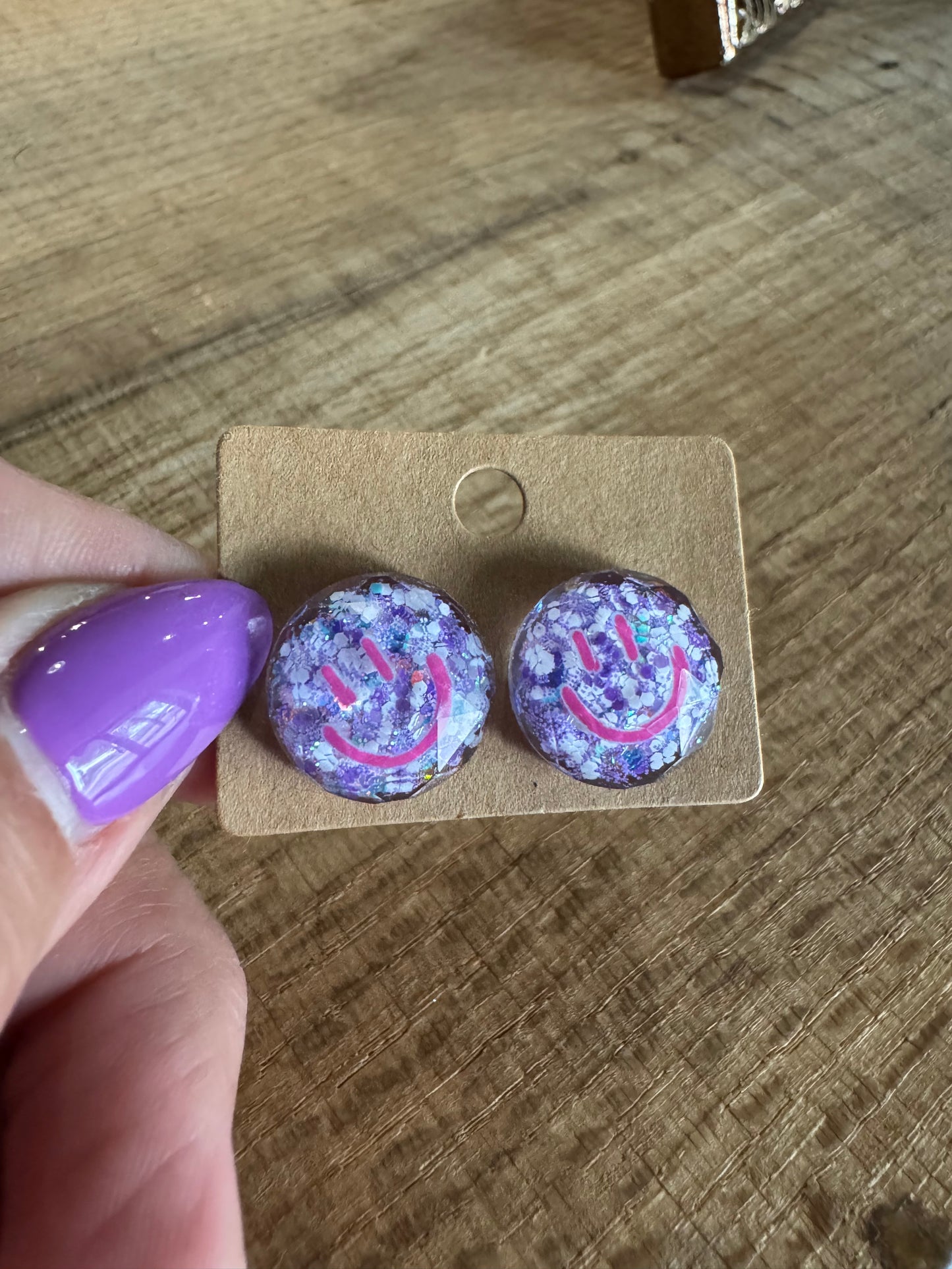 Smiley Bubble Earrings