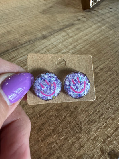 Smiley Bubble Earrings