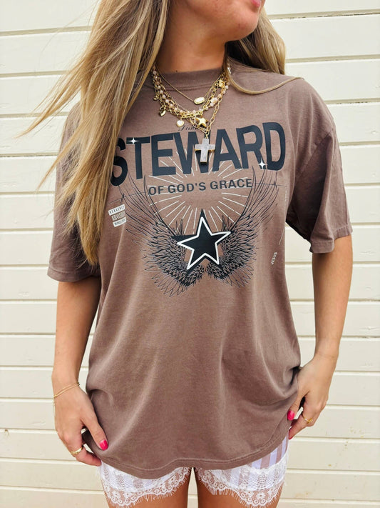 Steward of gods grace comfort colors tee shirt 