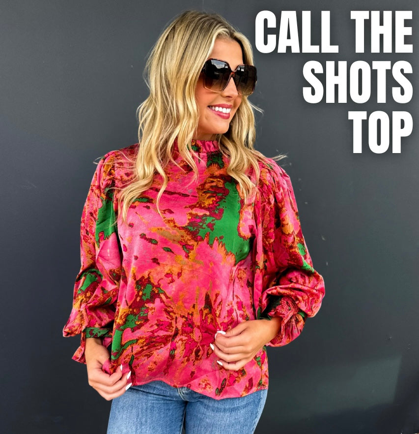 Call The Shots Blouse