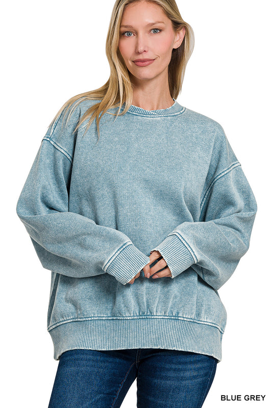Acid Wash Pullover