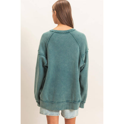 Raw Edge Sweatshirt