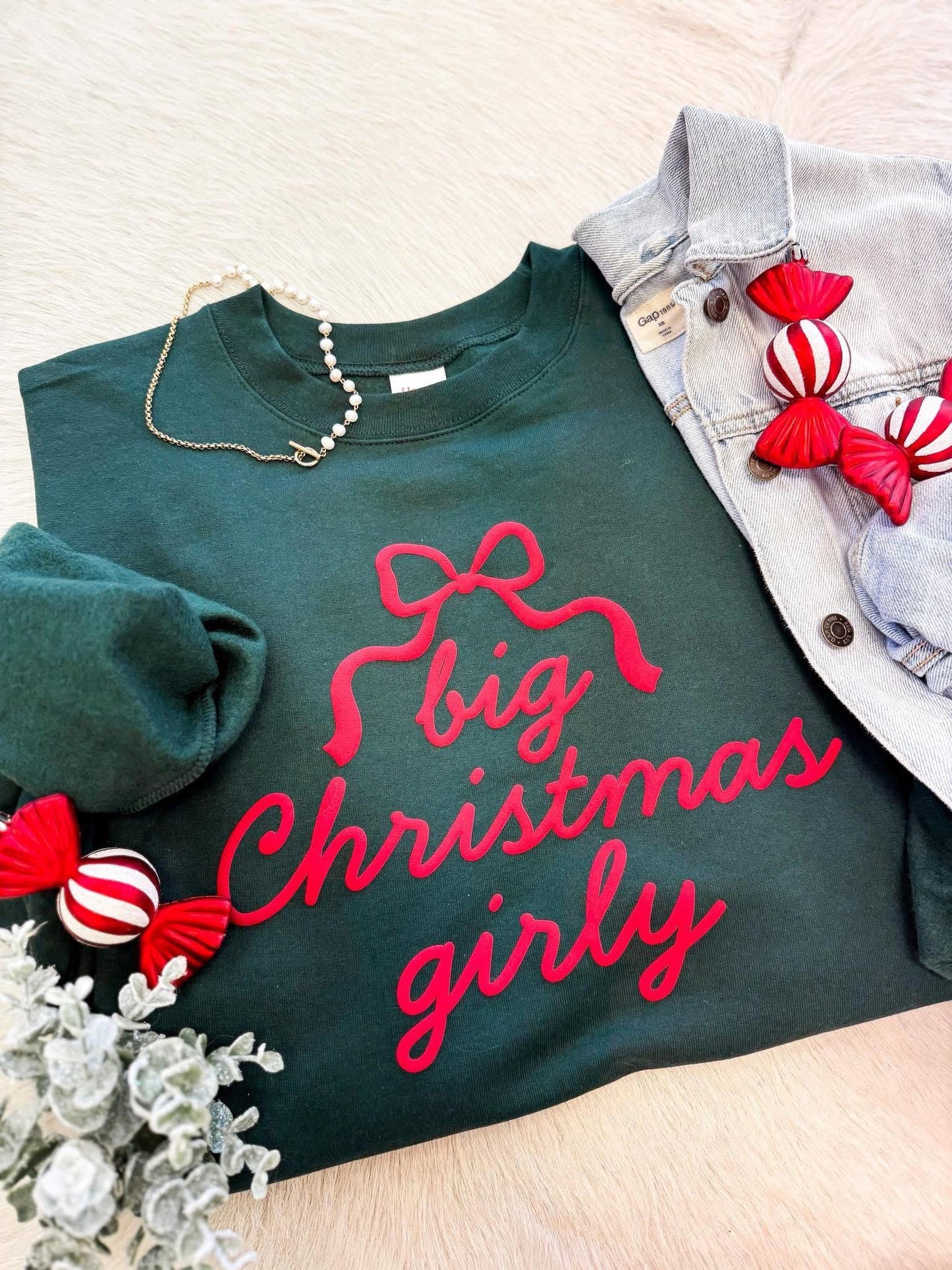 Big Christmas Girlie Sweatshirt