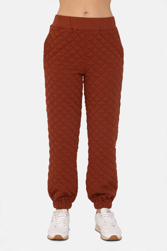 Quilted Jersey Joggers