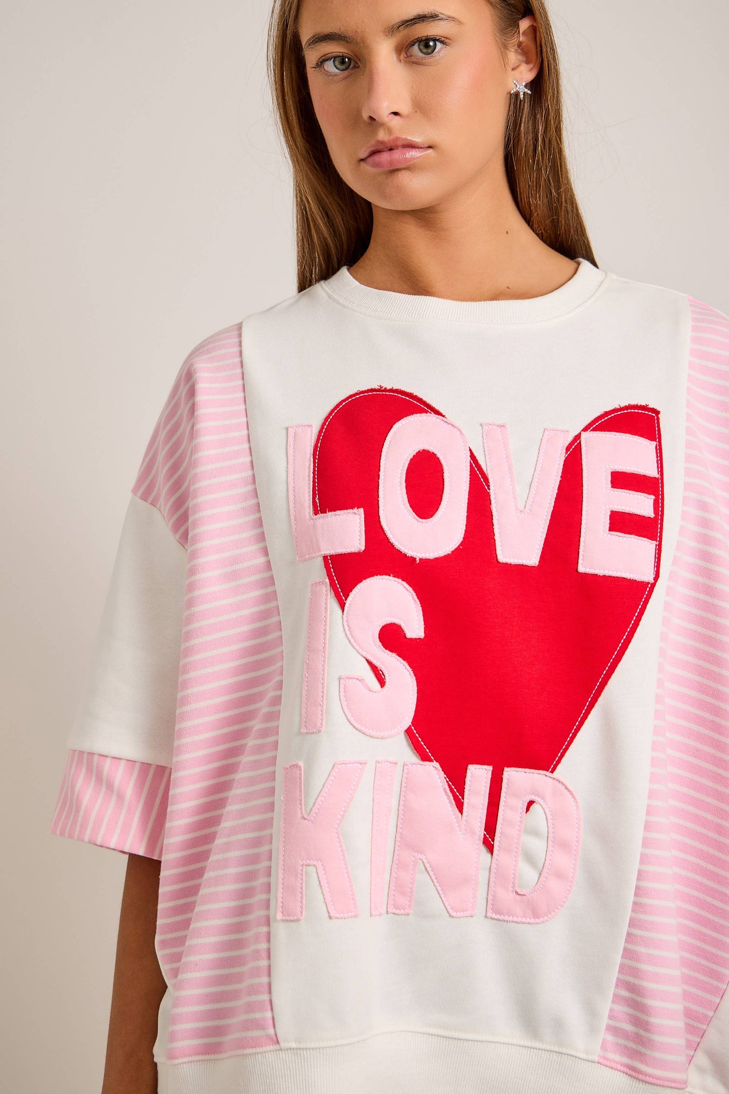 Love Is Kind Heart Top