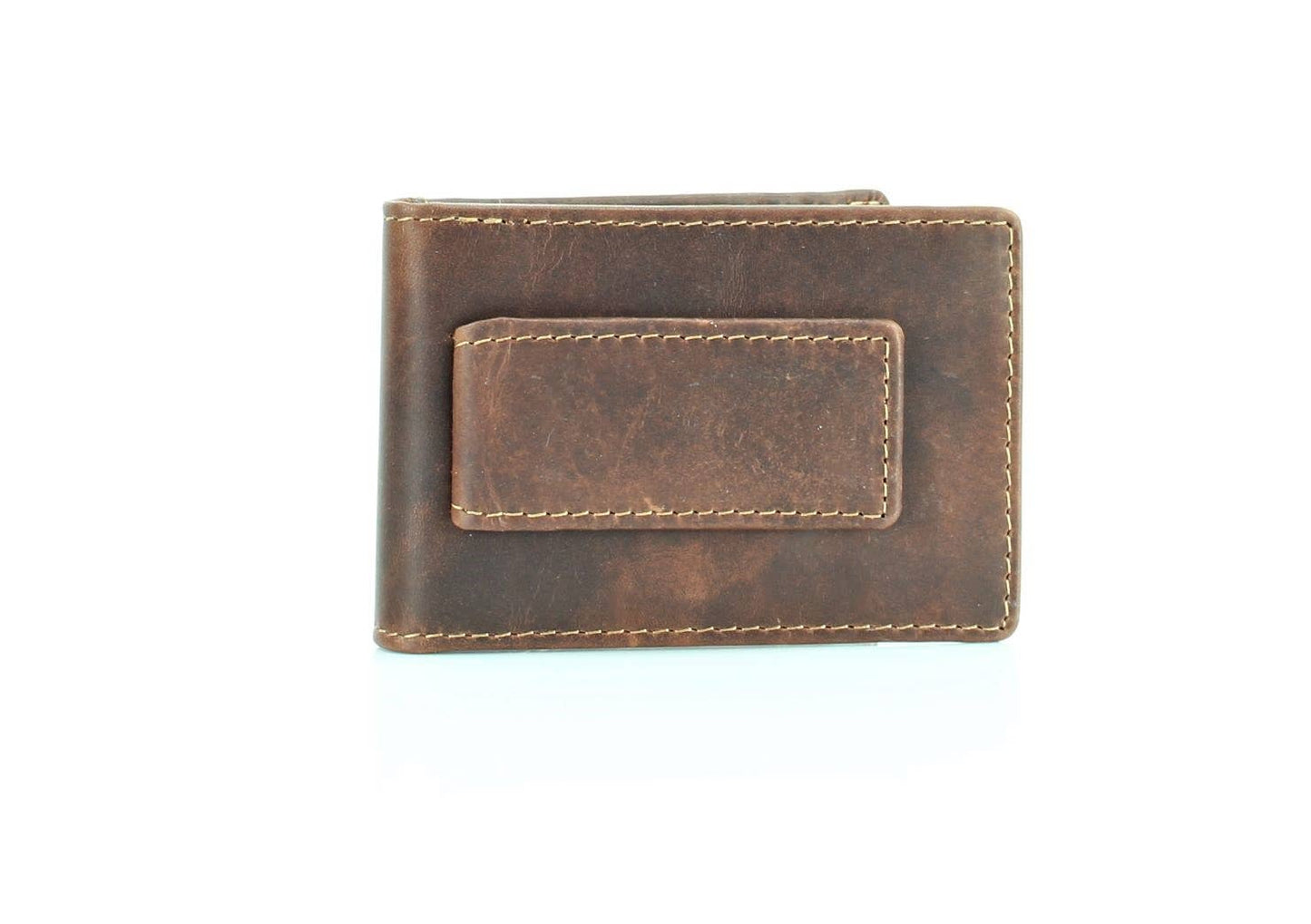 American Bison Bifold Money Clip