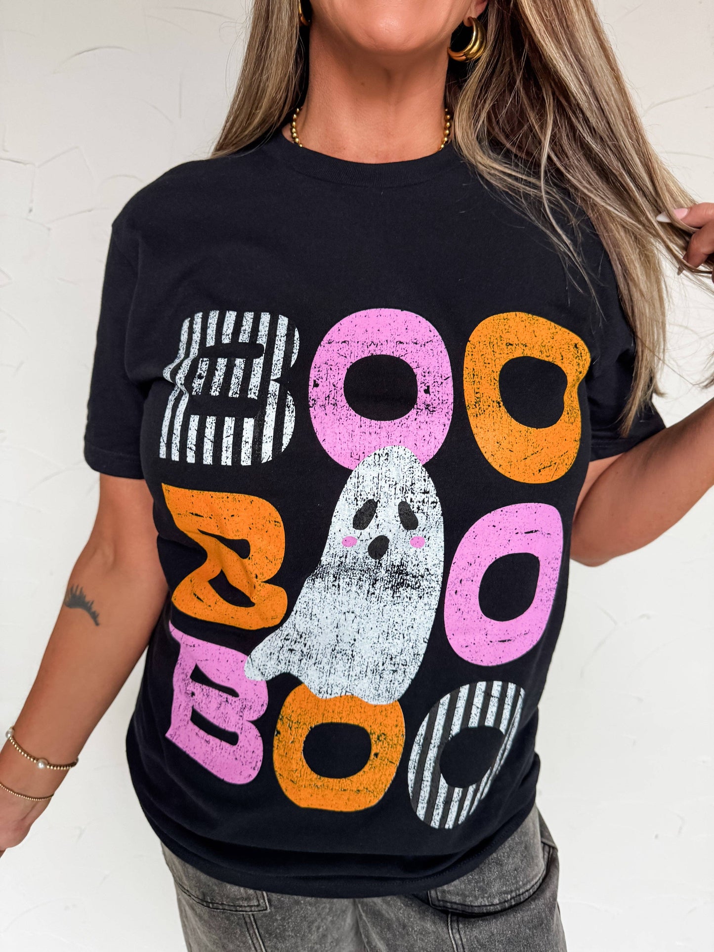Boo Stacked Tee