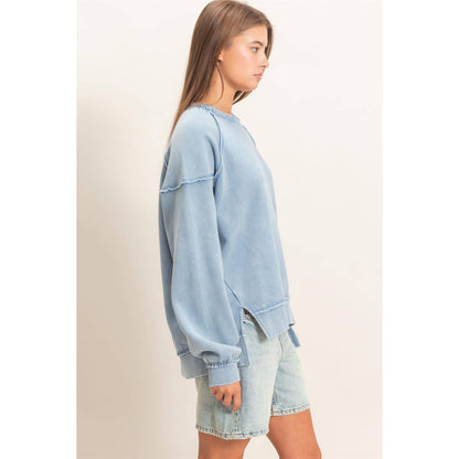 Raw Edge Sweatshirt