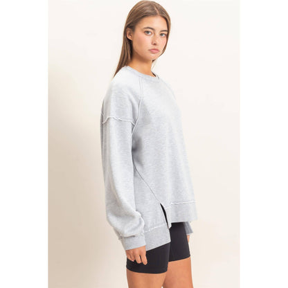 Raw Edge Sweatshirt