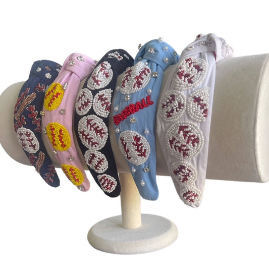 Sports Headbands, Baseball, Tennis, Basketball, Beaded
