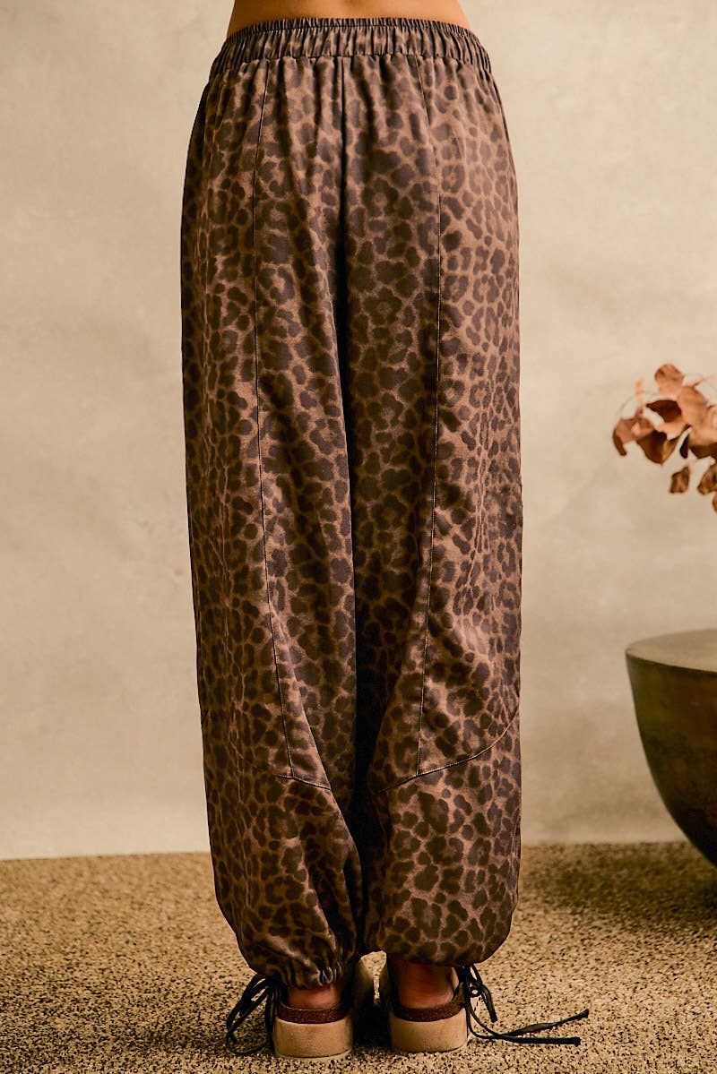 LEOPARD BALLOON PANTS