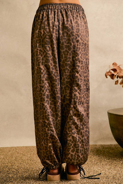 LEOPARD BALLOON PANTS